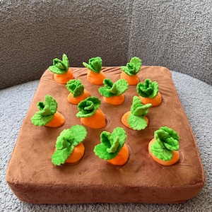 Juguete interactivo para oler con forma de zanahoria: tapete de rompecabezas enriquecedor para perros y mascotas pequeñas