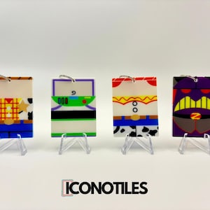 Toy Story Keychains/Bag Accessories - Collection #1 - 3D Printed Collectable Toy Story Iconotile