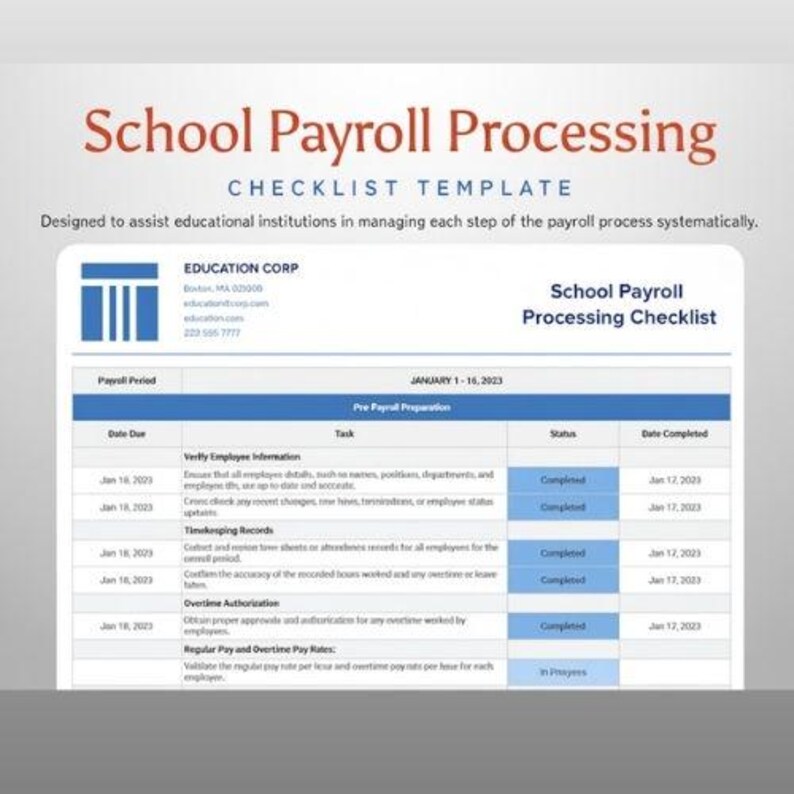 Payroll Spreadsheet Template Bundle, Employee Payroll Tracker Excel ...