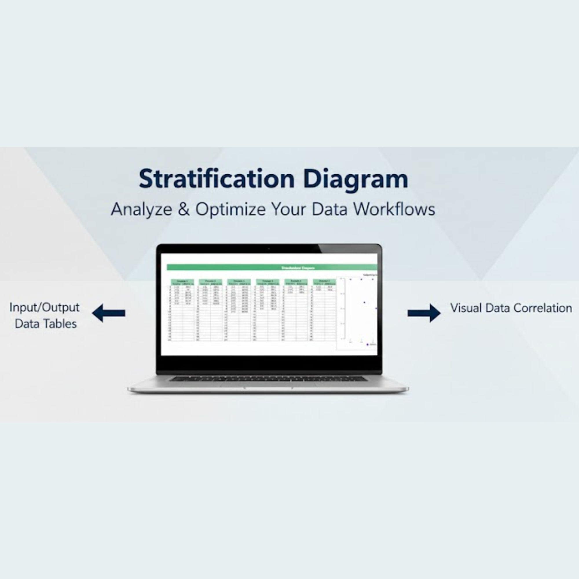 Stratification Matrix Example Stratification Diagram Excel Template | Data Analysis & Process ...