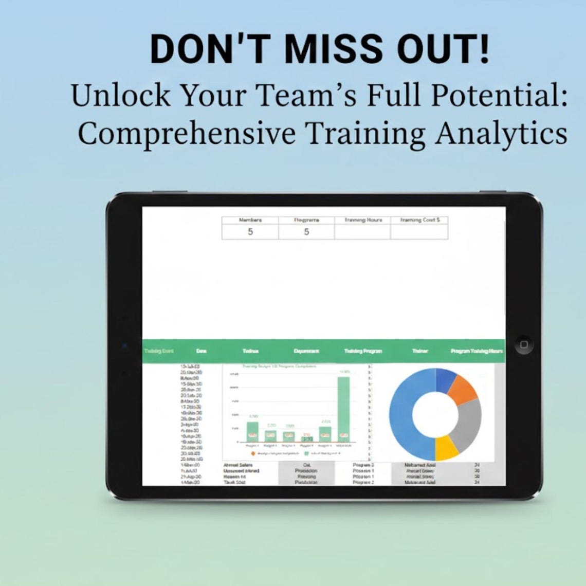 Employee Training Tracker Excel Template | Skill Matrix Dashboard ...
