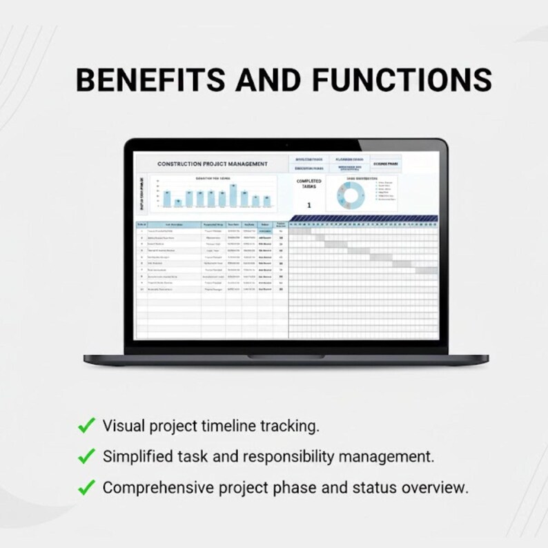 Construction Project Management | Gantt Chart Task Tracker & Building ...