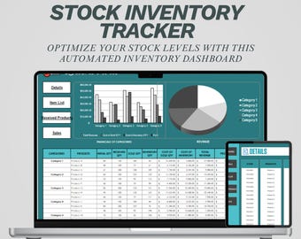 Inventory Management Excel Template | Stock Tracker With Sales ...