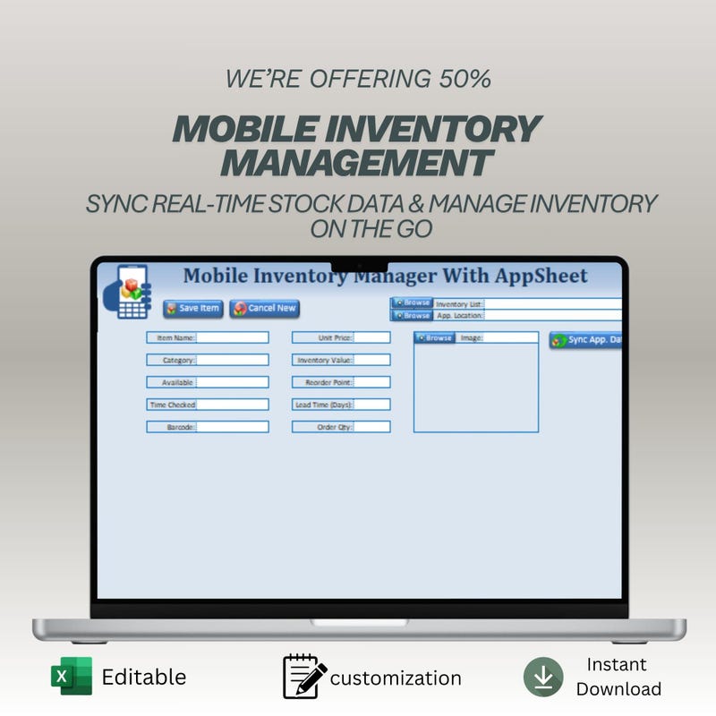 Appsheet Template - Etsy