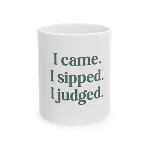 Beoordelingsmok | Grappige koffiemok | Cadeau voor koffieliefhebbers | Sassy keramische mok | 11oz | Perfect voor thuis of op kantoor