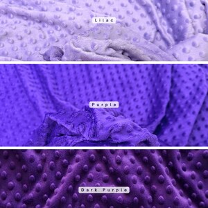 Minky Dot Fleece Fabric by the Yard, Dimple Dot Minkee Fabric, Super Soft Plush Fabric for Blankets, Pillow Covers, Soft Toys, Baby Blanket image 7