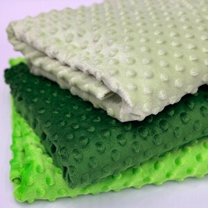 Minky Dot Fleece Fabric by the Yard, Dimple Dot Minkee Fabric, Super Soft Plush Fabric for Blankets, Pillow Covers, Soft Toys, Baby Blanket image 10