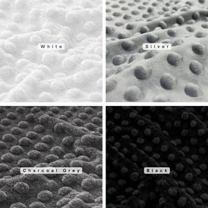 Minky Dot Fleece Fabric by the Yard, Dimple Dot Minkee Fabric, Super Soft Plush Fabric for Blankets, Pillow Covers, Soft Toys, Baby Blanket image 9