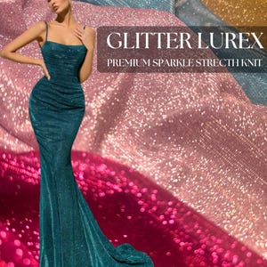 Lurex Prom Dress - Etsy