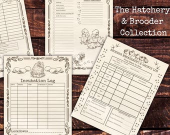 Printable Chick Hatching Log | Brooder Management & Growth Tracker (Digital Download)