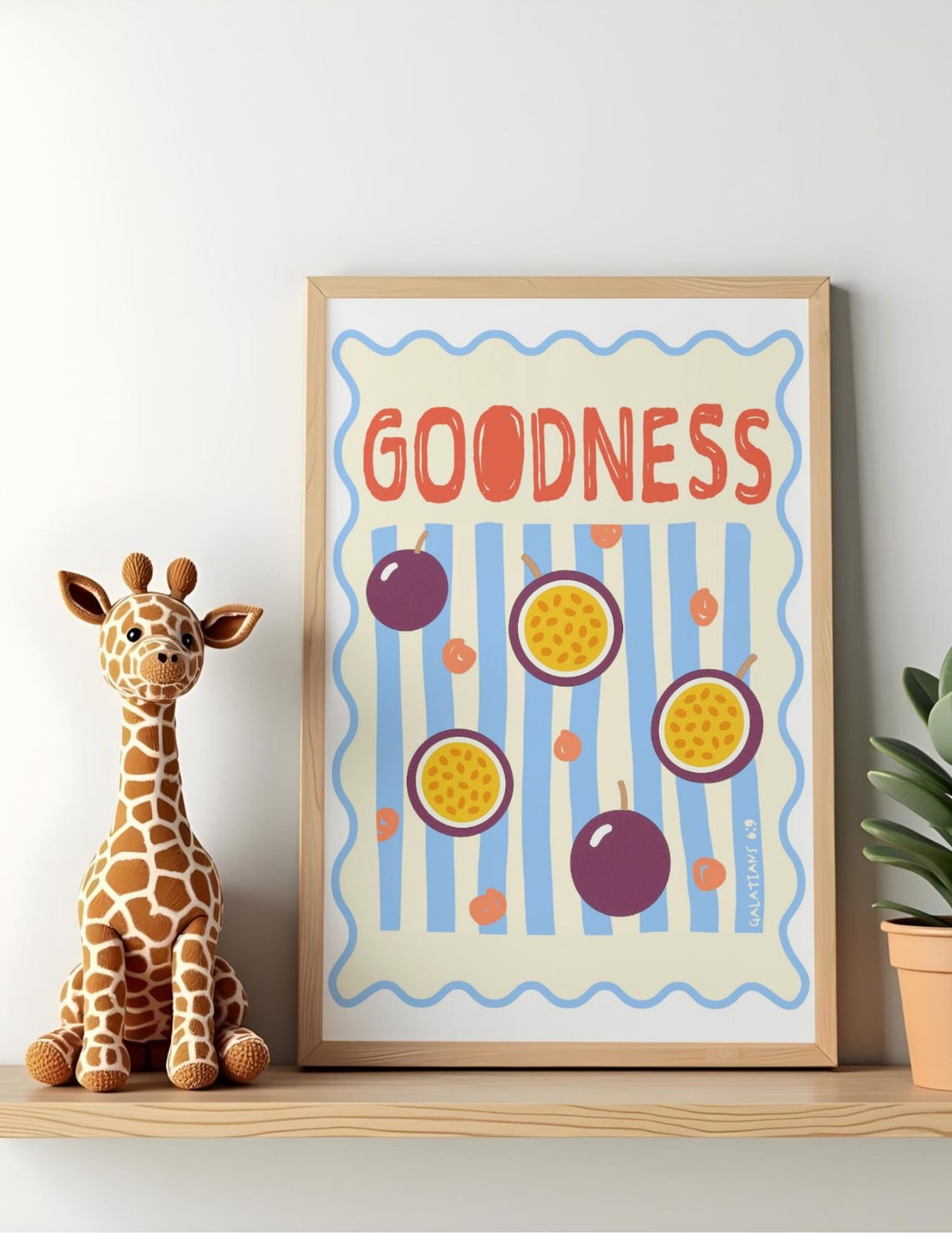 Fruit of the Spirit Printable Wall Art Bundle | Christian Nursery Decor ...