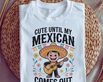 Funny Mariachi Musician PNG, Cute Mexican Sombrero Comedy Art, Cinco de Mayo Humor Gift, Hispanic Heritage Clipart SVG