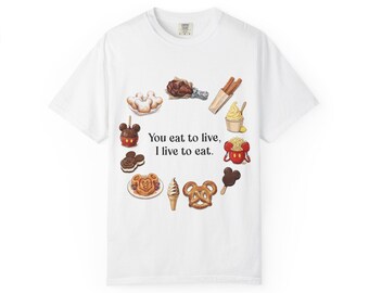 Disney Snacks / You eat to live, I live to eat - Unisex Tee