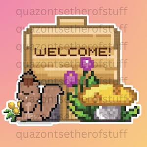 Pixel Gaming Digital Stickers: Retro Gamer Art for GoodNotes (PNG Download