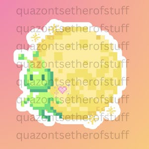 Pixel Gaming Digital Stickers: Retro Gamer Art for GoodNotes (PNG Download