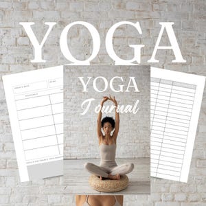 Printable Yoga Journal | Meditation & Reflection Diary | Yoga Practice Planner | PDF Download