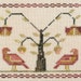 Eliza's Bird Sampler by Dames of the Needle