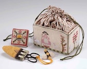 Mary 39 s Etui and Accessories Retired Teaching Piece designed by Dames of the Needle Finger Work