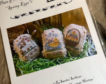 Plain & Fancy Collection Spring Eggs V by Homespun Elegance