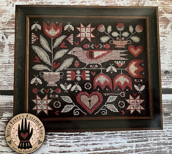 Folkart Garden chart by Teresa Kogut