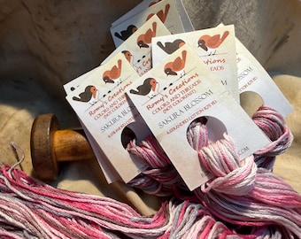 Sakura Blossom by Romy's Creation is over dyed cotton thread