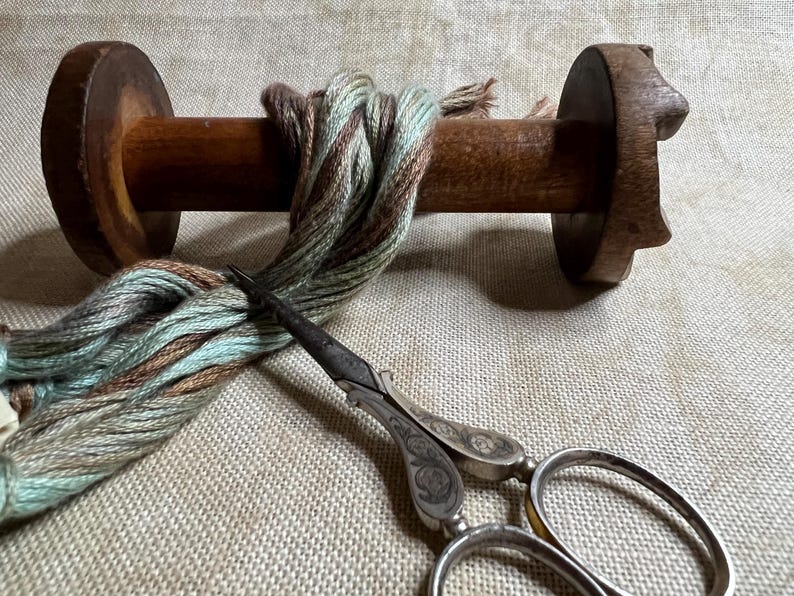 Creekbed Thread by the Gentle Art is 5 Yards of Over Dyed Cotton Thread