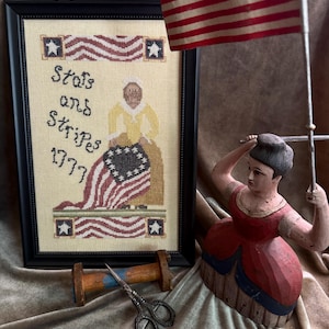 Americana Series Betsy Ross designed by Dames of the Needle/Finger Work