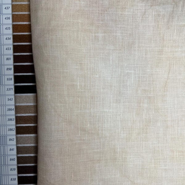 Mad Hatter’s Tea Towel 40 count 1/4 yard by From the Cauldron