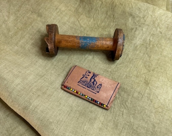 Leek Bisque 56 Count 1/4 yard Hand Dyed linen by From the Cauldron