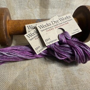 Cyclamen by Weeks Dye Works 5 yards cotton thread