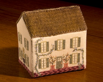 Dauphin House Sewing Box Chart by Dames of the Needle