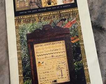 Witches Garden Sampler by Notforgotten Farm Samplers
