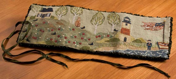 Nantucket Strawberries Needle Roll chart only designed by Dames of the NeedleFinger Work