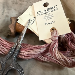Ripple by Classic Colorworks is 5 yards of over dyed cotton thread