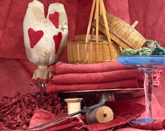 Sweeney Red 36 Count 24 x 27 by Dames of the Needle