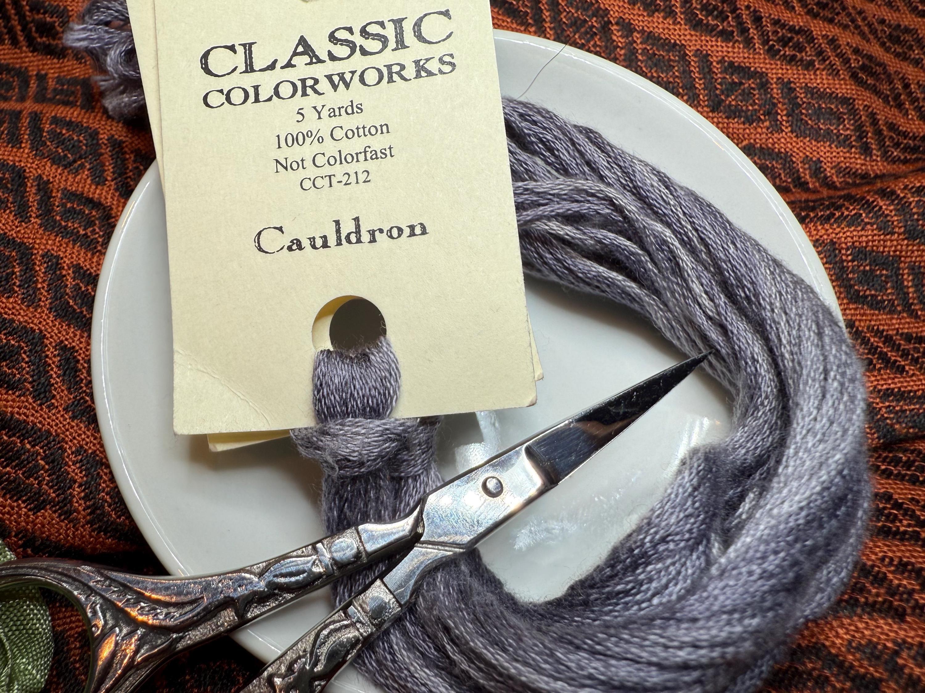 Cauldron by Classic Colorworks 5 Yards of Hand Dyed Cotton Thread - Etsy