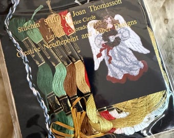 Christmas Angel 1995 needlepoint kit by Joan Thomasson