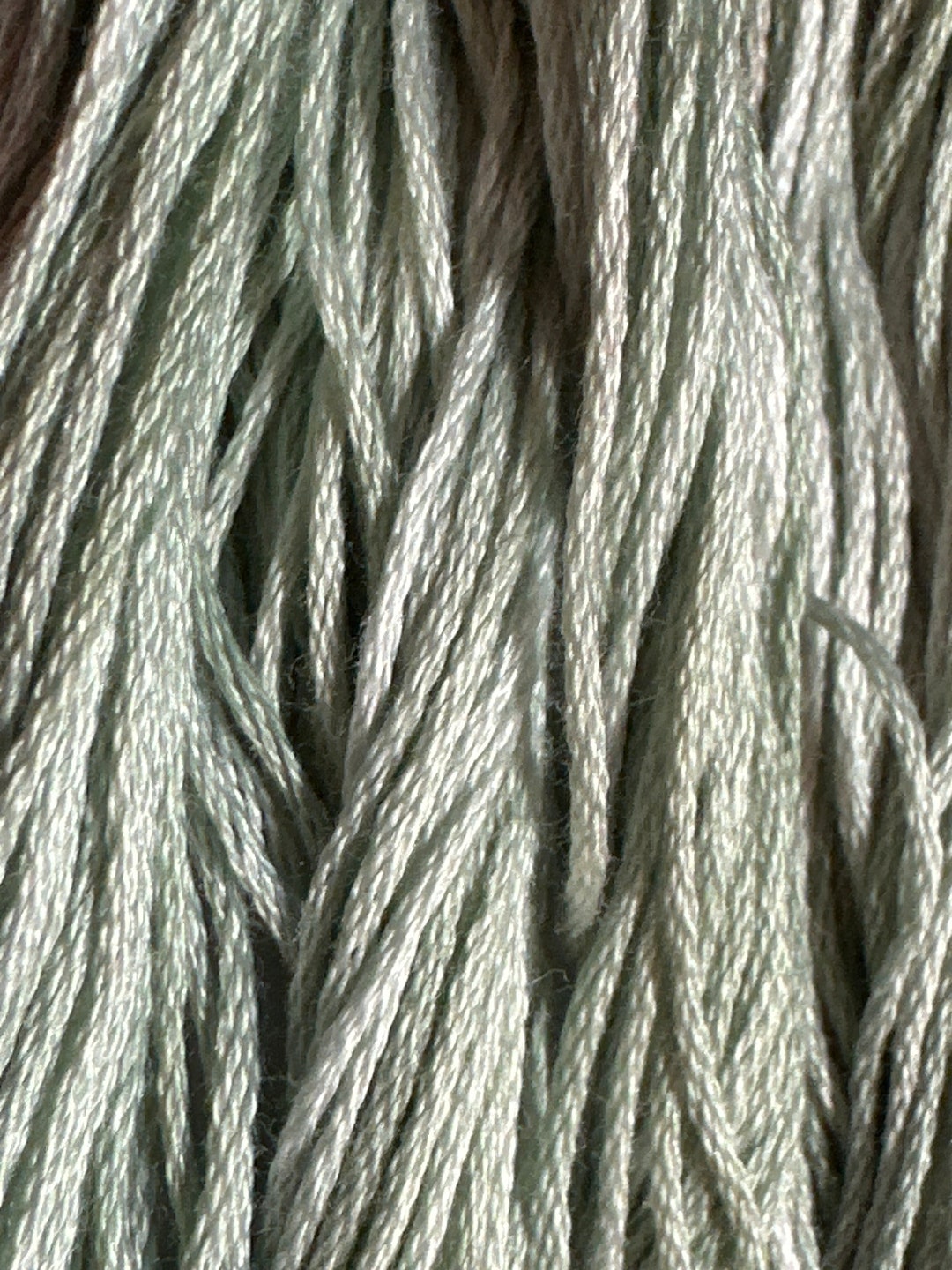Sage by Romys Creations Hand Dyed Cotton Thread From Italy Etsy