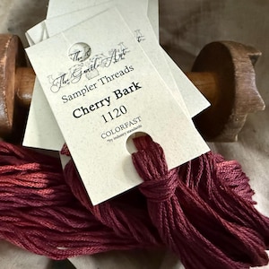 Cherry Bark by The Gentle Art is 5 yards of over dyed cotton thread