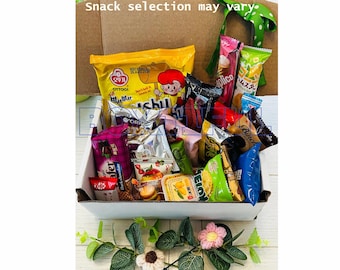 Snack Care Package Gift Box – Asian-Inspired Treats, Curated Snack Gift (1 lb), Thinking of You Gift
