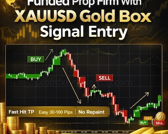 Prop Firm Forex Indikator MT4/MT5 Bestehen der Herausforderungen Schnelle Kauf-/Verkaufssignale ohne Nachzeichnen