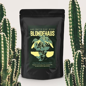 Cactus/Succulent Potting Soil, Organic Houseplant Growing Medium, One Gallon Bag