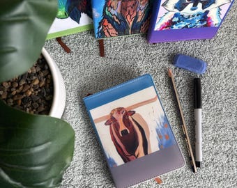 Custom Art Notebook | Handmade Journal | Lined Pages |