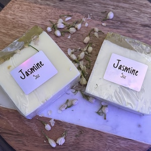 Pain de savon fait maison au jasmin