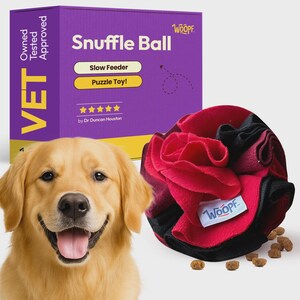 Strawberry Snuffle Ball Pet Toy, Enrichment Treat Toys for Animals, Eco Friendly Cat Toy, Calming Toy for Anxious Dogs, Fleece Puzzle Feeder