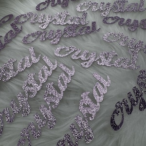 Custom Name Glitter Confetti – Bridal Shower Decor – Bachelorette Party Confetti – Personalized Cardstock Table Scatter