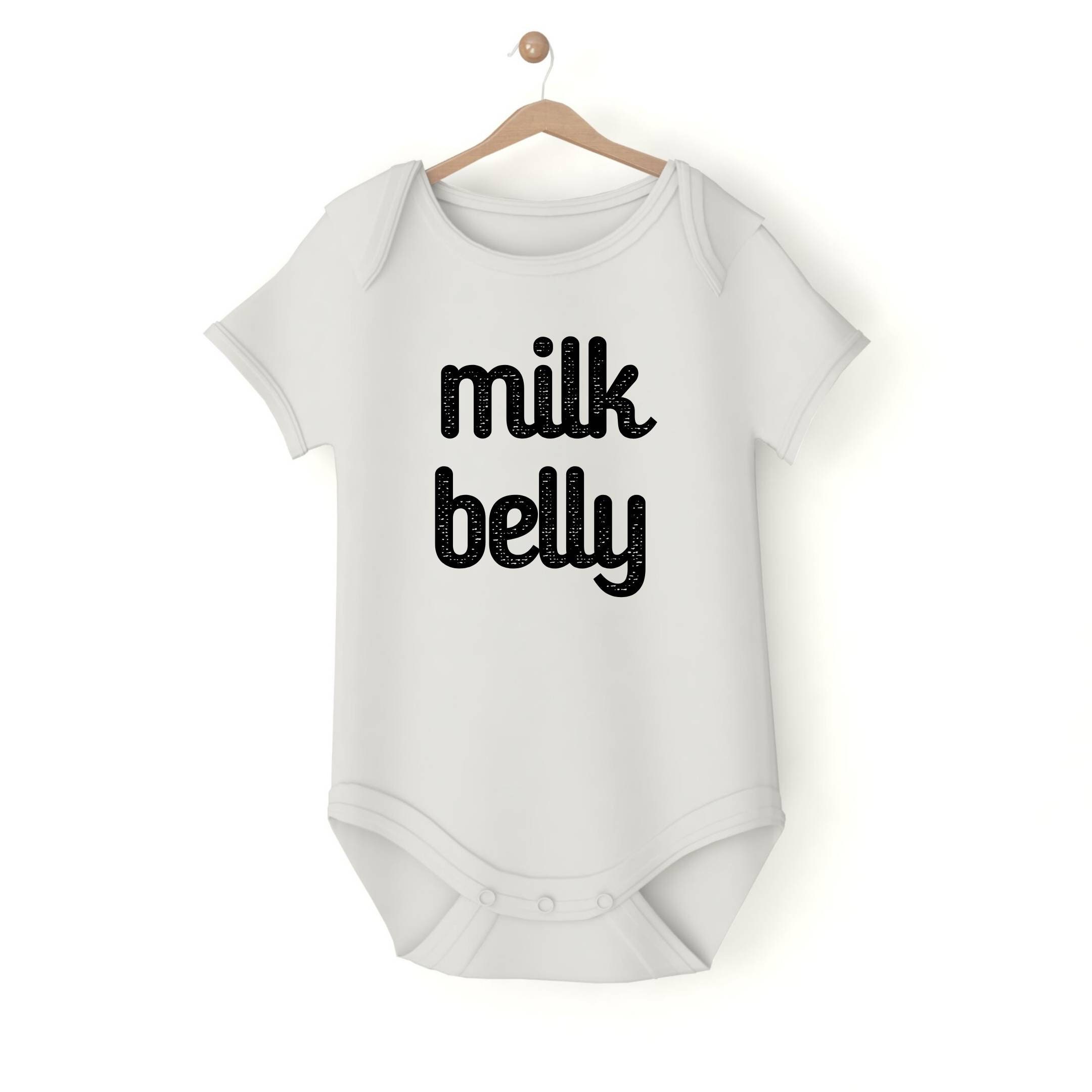 milk belly onesie
