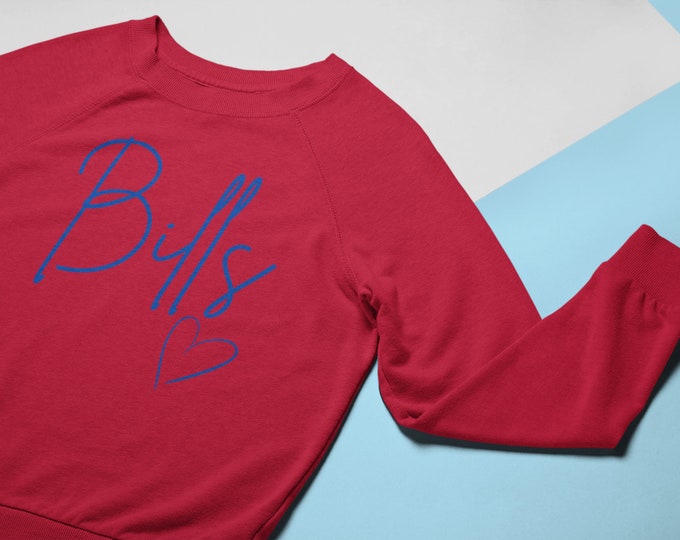 Women's Buffalo Bills Unisex Raglan Sweatshirt
