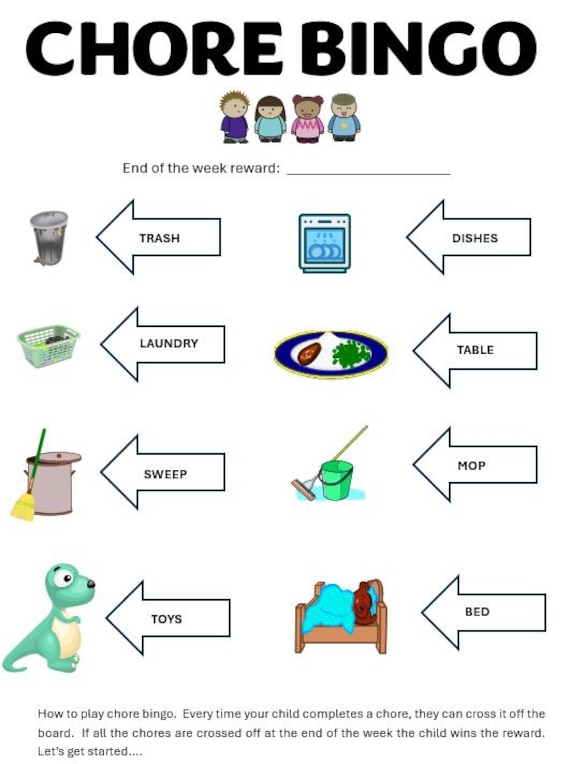 Chore Bingo