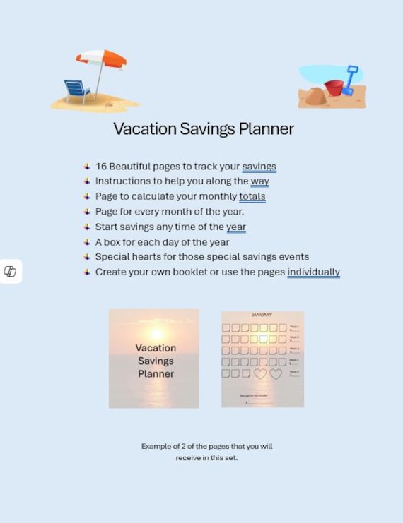 Vacation Savings Planner
